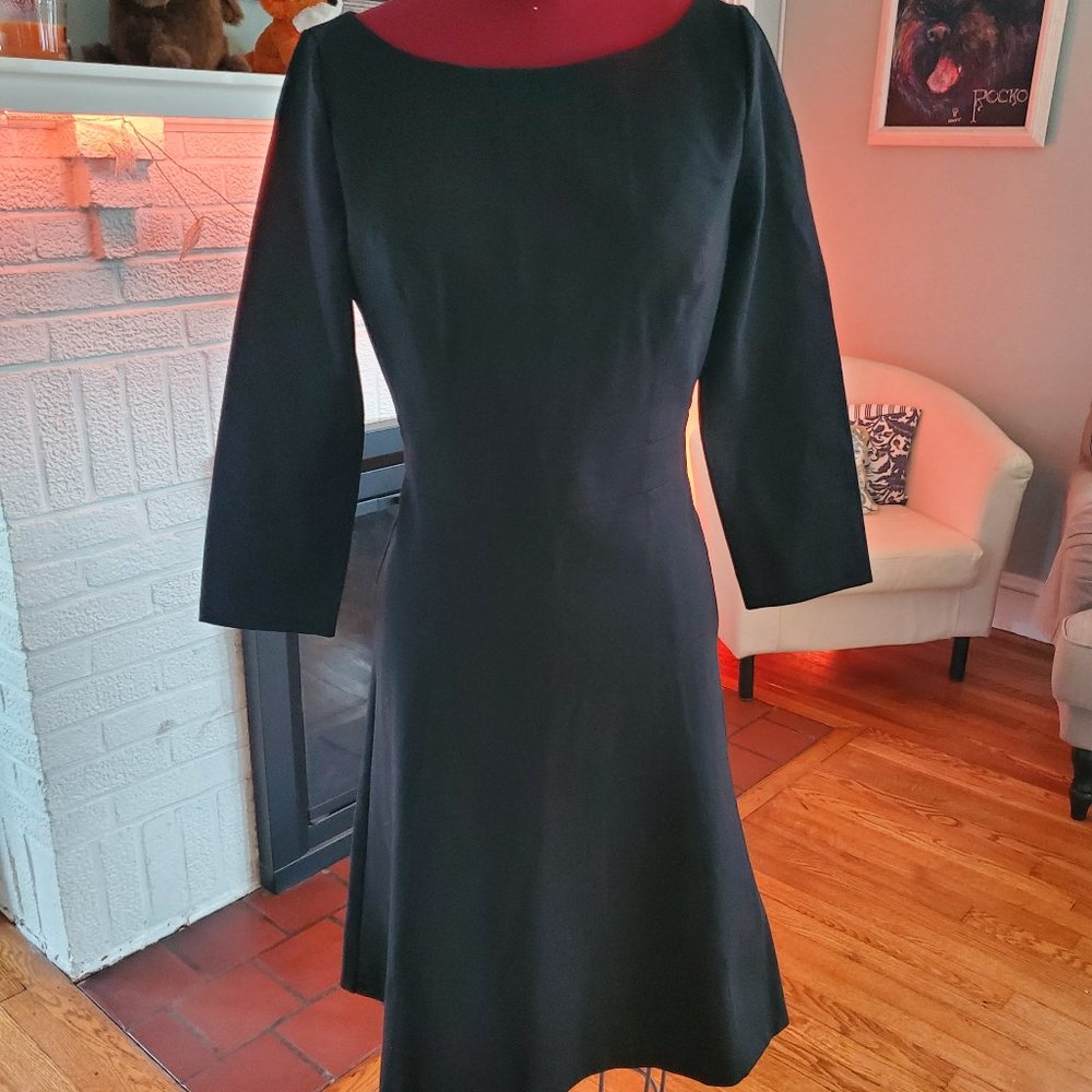 EUC Black 3/4 sleeve dress